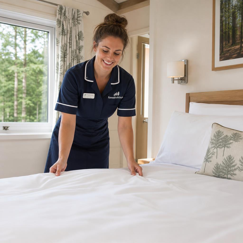 Housekeeping medewerker op vakantiepark