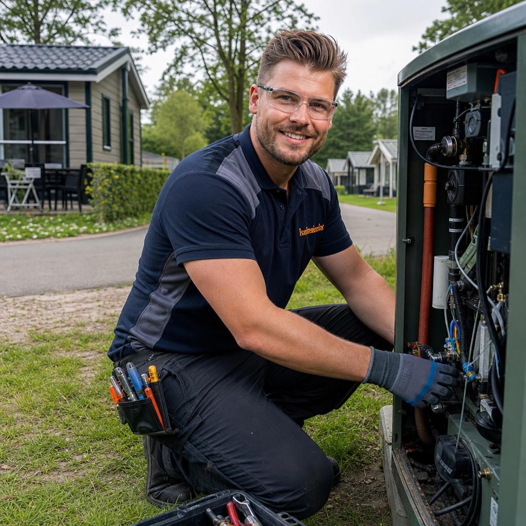 Technische dienst medewerker op vakantiepark